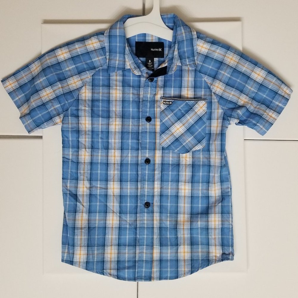 Hurley Blue Plaid Kids - 5